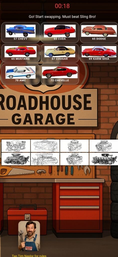 RT 66 App Game Screen